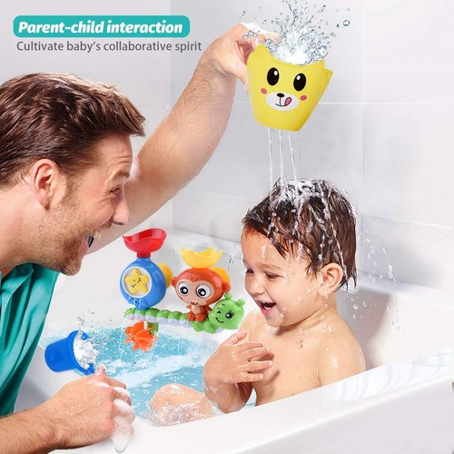 Bath Toys for Ages 1-3 Baby Bathtub Toys for Toddlers 1 2 3 Year Old Boys Gir... - Picture 3 of 6