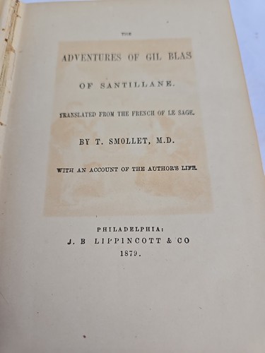 Gil Blas von Tobias Smollett: 1879 1. Aufl. aus diesem Verlag - Bild 7 von 10