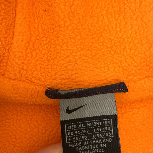 Vintage Nike Jacke Fleece gefüttert Y2K 00s grau Herren XL Kapuze Full Zip Sport - Bild 10 von 16