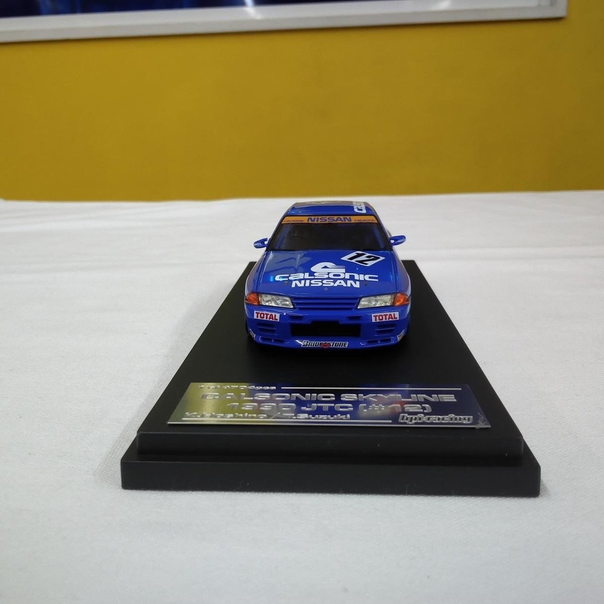 【hpi 1/43】カルソニック スカイライン 1990 JTC #12 HPI Racing 1/43 8023 CALSONIC NISSAN SKYLINE GT-R (#12) 1990