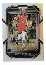 2023 PRIZM WNBA BASKETBALL #67 BRITTNEY SYKES SILVER PRIZM PARALLEL,MYSTICS