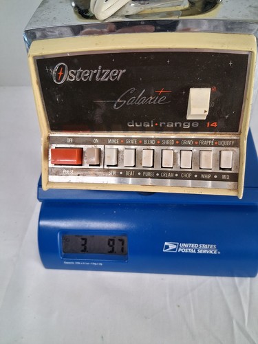 VTG Osterizer Galaxie Dual Range 14 Blender Tested Working See Video BASE ONLY - Picture 9 of 11
