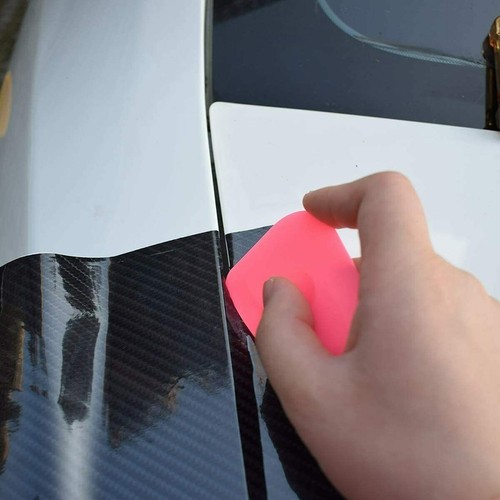 Convenient Pink Car Vinyl Film Tools 10Pcs Hard Card Squeegee Scraper Set - Picture 9 of 12