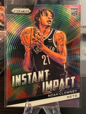 2023-24 Panini Prizm Basketball Noah Clowney-#21 RC Instant Impact Brooklyn Nets