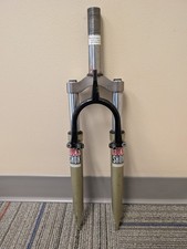 Ancienne fourchette en magnésium Rock Shox - filetée, tube droit 1-1/8ème