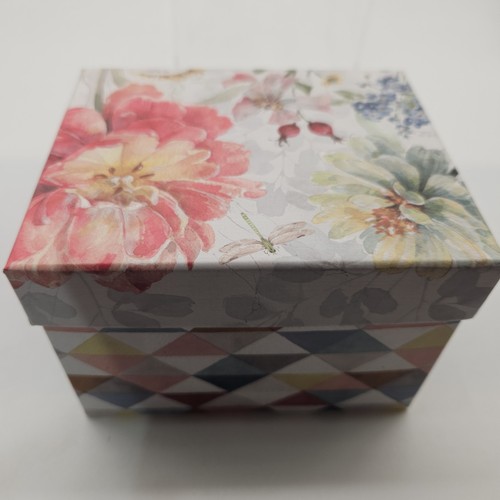 Taza de té de café floral de cerámica Spring Meadow diseño de auditoría Lisa 14 OZ nueva en caja - Imagen 12 de 17