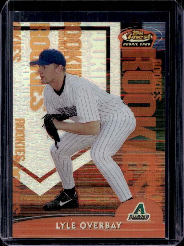 2000 Finest Lyle Overbay Refractor Rookie RC #871/1000 Diamondbacks
