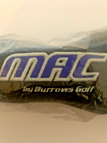 Mac Burrows Golf Powersphere Driver Head Cover Black Blue - Picture 4 of 5