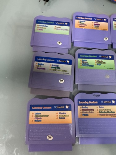 VTech V.Smile Learning Game Lot With Bag Learning Game Cartridge Untested - Picture 9 of 20