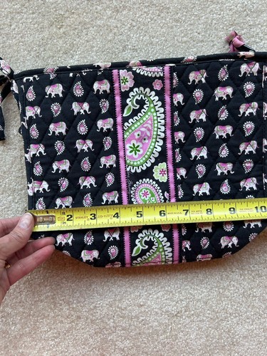 Borsa cosmetica Vera Bradley ELEFANTI ROSA rara, ritirata - Foto 4 di 5