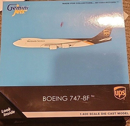 GEMINI JETS UPS AIRLINES BOEING 747-8F 1:400 DIECAST MODEL GJUPS2005AL - Bild 8 von 12
