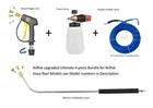 Nilfisk D & E model , Rubber  Hose, Short Trigger, Foam Lance & Underbody Lance