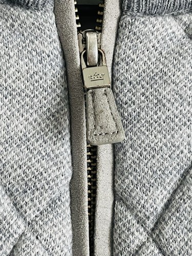 Peter Millar Men's Logo Quilted Vest Merino Wool Blend Mountain Side Mills Sz L - Picture 5 of 9