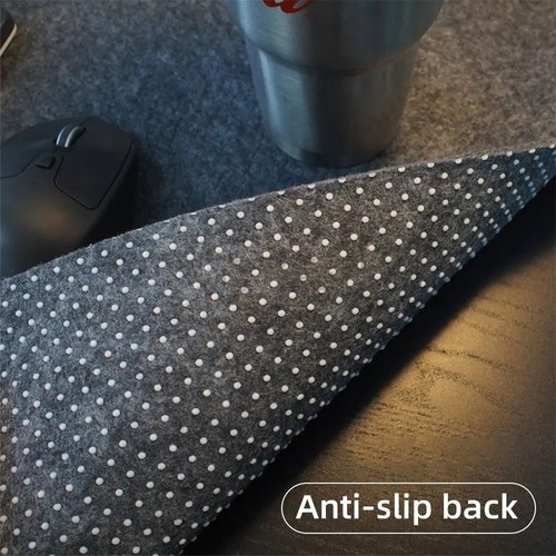 Large Gaming Mouse Pad Computer Desk Mat Table Keyboard Wool Felt Non Slip - Photo 4/4