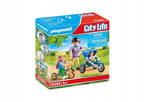 24M PLAYMOBIL City Life 70284 Mama mit Kindern, ab 4 Jahren - Bild 1 von 5