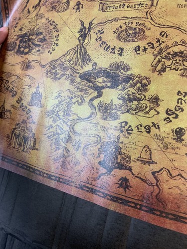 Loot Crate Legend Of Zelda Map Of Hyrule Poster 17x11” Nintendo Pyramid America - Picture 8 of 17