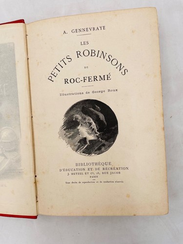 A. Gennévraye - Les petits Robinsons de Roc-Fermé Illustrations de George Roux - Imagen 5 de 7