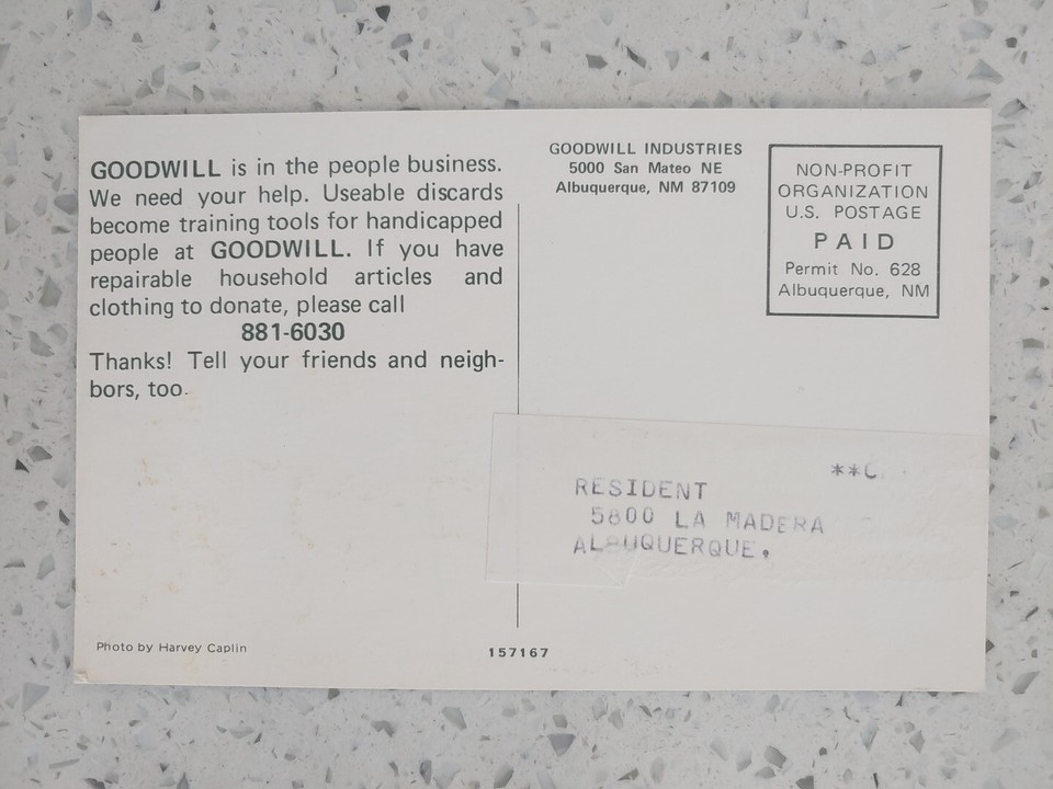 Goodwill General Store Albuquerque New Mexico NM Postcard eBay