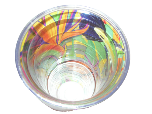 Tervis GUY HARVEY Hummingbird Butterfly Bird of Paradise 24oz Tumbler + Lid EUC - Picture 12 of 14