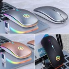 2,4 GHz Bezprzewodowa mysz optyczna USB Akumulator RGB Bezprzewodowa mysz do laptopa PC