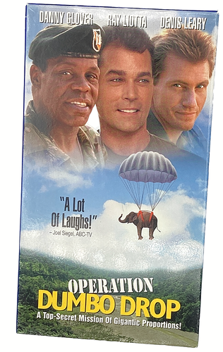 Operation Dumbo Drop (1995), SEALED VHS Movie, Walt Disney Home Video (1996) - Picture 1 of 2