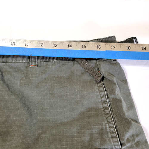Route 66 Women's Shorts 16 Army Green Cotton Button Fly Vintage waist 34" - Picture 3 of 14