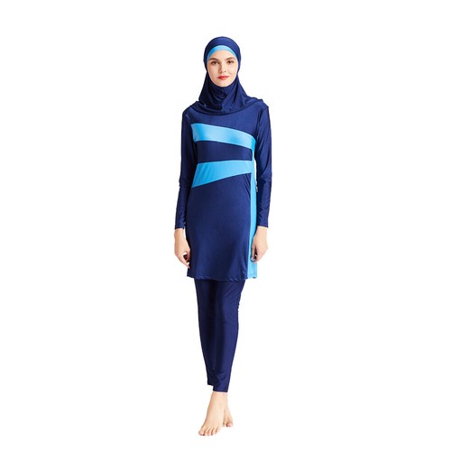 Modest Women Islam Hijab Muslim Swimwear Full Cover Arab Beachwear Swimming Suit - Picture 18 of 20