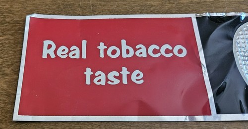 VINTAGE COPENHAGEN CHEWING TOBACCO 24" EMBOSSED THIN METAL SIGN CHEW DIP - Picture 4 of 7