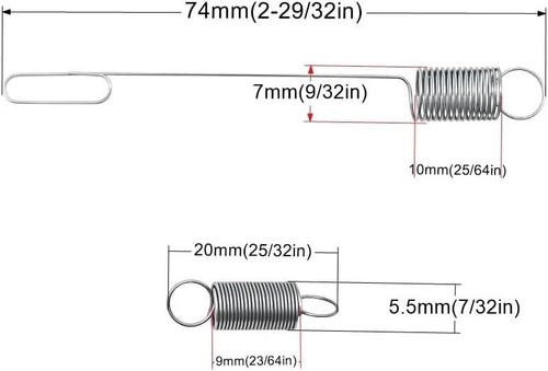 Throttle Springs Assortment for Honda Briggs and Stratton Small Engines - Foto 4 di 7