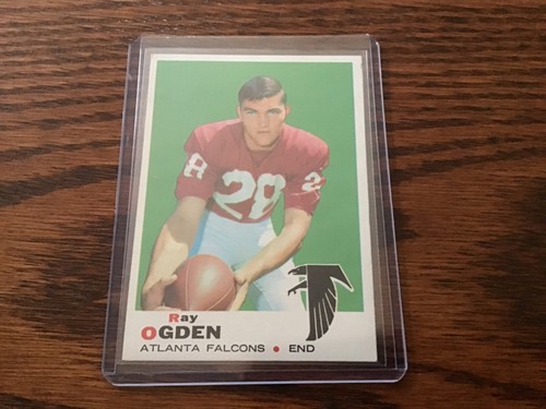 1969 Topps Football Ray Ogden Atlanta Falcons Card #206 - Picture 1 of 2