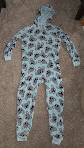(2) Children's Place Hooded One Piece Pajama Girls Costume Size 16 XXL Koala Etc - Picture 2 of 7