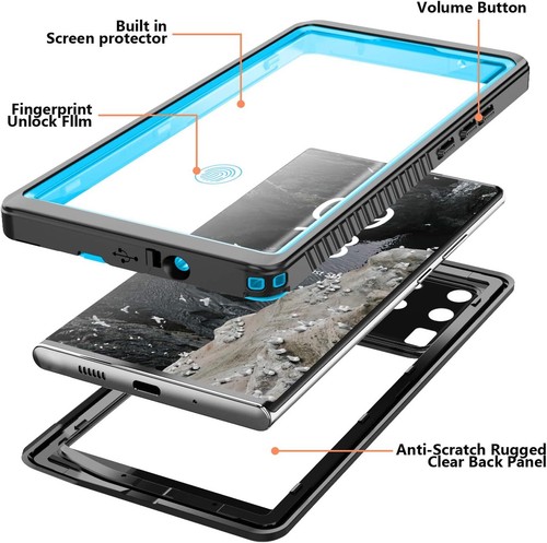 Custodia impermeabile per Samsung Galaxy S20 Ultra 5G antiurto custodia resistente sottile - Foto 5 di 19