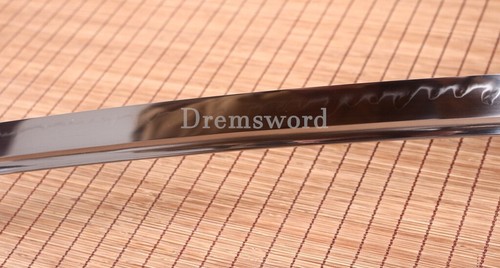 T10 Clay Tempered Tachi Japanese Samurai Katana Sword Real Hamon Rosewood Saya - Bild 15 von 19