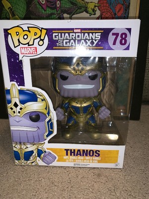 Funko Pop! Marvel Guardians Of The Galaxy Thanos #78 RETIRED RARE! | eBay
