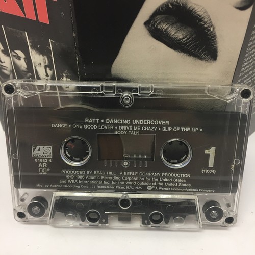 Ratt Dancing Undercover Cassette Tape 1986 Atlantic Records  81683 - Picture 4 of 6