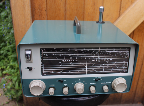 Heathkit Mohican Ham Radio Receiver Vintage 31 x 19 x 27cm -no battery untested