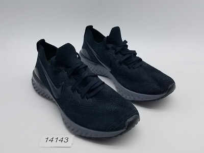 Nike Epic React Flyknit 2 Men's Size 7 Running Shoes Black Gray