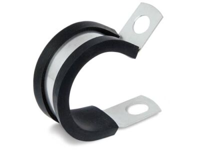 4'' Cushion Clamp, Galvanized 3/4'' width, .406'' hole DIA **NEW 10 Pack