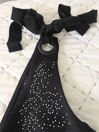 Zara Black Dress With Studs & Eyelet Straps Size XS BNWT RRP £49.99 LAST ONE - Picture 4 of 14