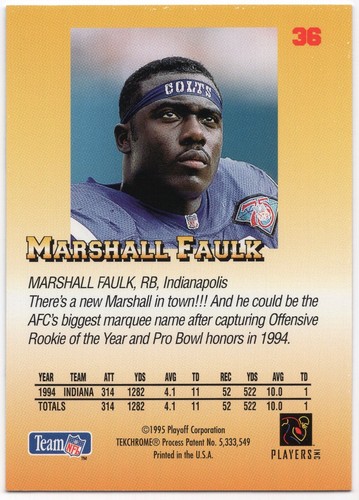 NFL Single Trading Cards Marshall Faulk St. Louis Rams Indianapolis Colts - Picture 317 of 347