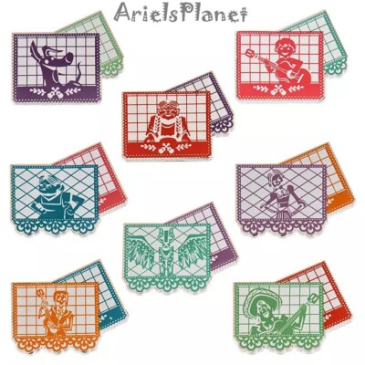 Disney Parks Pixar COCO Family Papel Picado Mystery Box Set