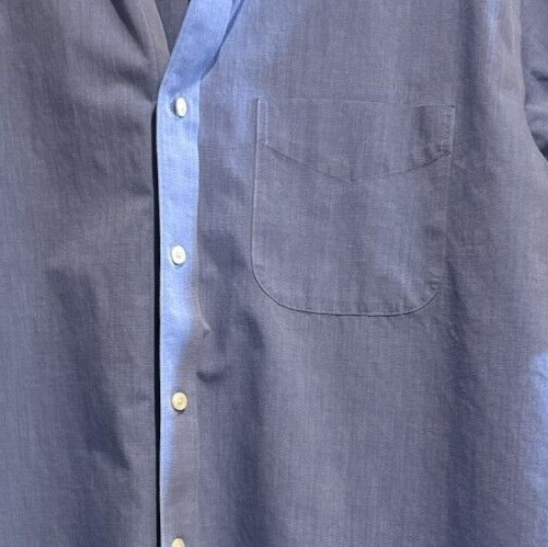 Camisa de vestir Brooks Brothers 346 sin planchar manga corta con botones para hombre 16 1/2 - Imagen 3 de 7