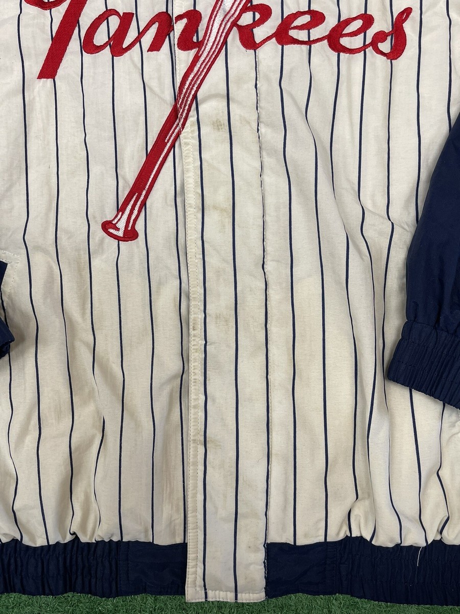 APEX ONE HOYAS ジャケット Lサイズ Vintage Apex One New York Yankees MLB Baseball Pinstripe