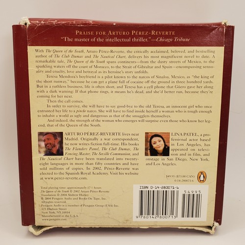 The Queen of the South by Arturo Perez-Reverte 2004 15 CDs Read by Lina Patel - Bild 3 von 3