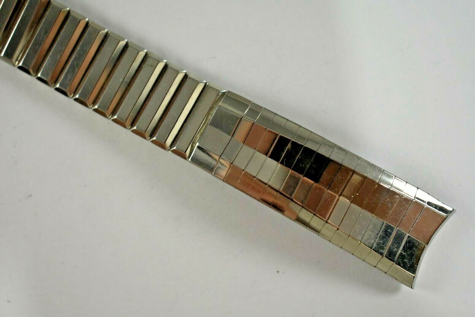 Vintage Admiral Stainless Steel Mid-Stretch 17.45mm Ends Wrist Watch Band lot.w2