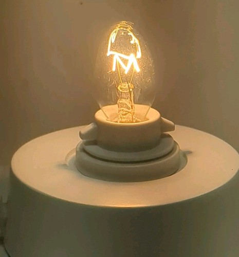 Base de mesa Scentsy para calentador de cera enchufable con luz nocturna de vidrio - Imagen 2 de 5