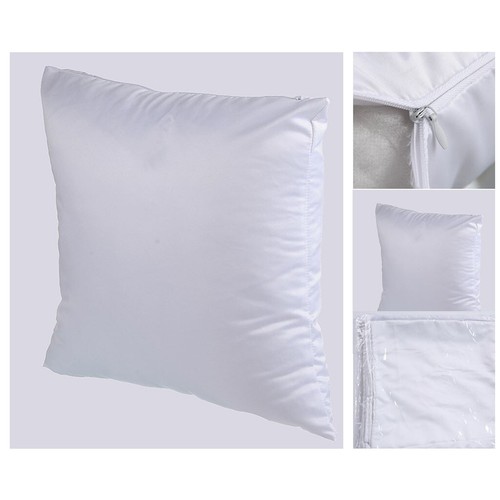 4Pcs 15.75" Sublimation square Blank Linen Polyester Pocket Pillow Case Cover - Picture 2 of 12