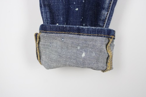 DSQUARED2 SKATER JEAN Wash Denim Distressed Skinny Jeans IT44 / W32 Button Fly - Picture 12 of 17