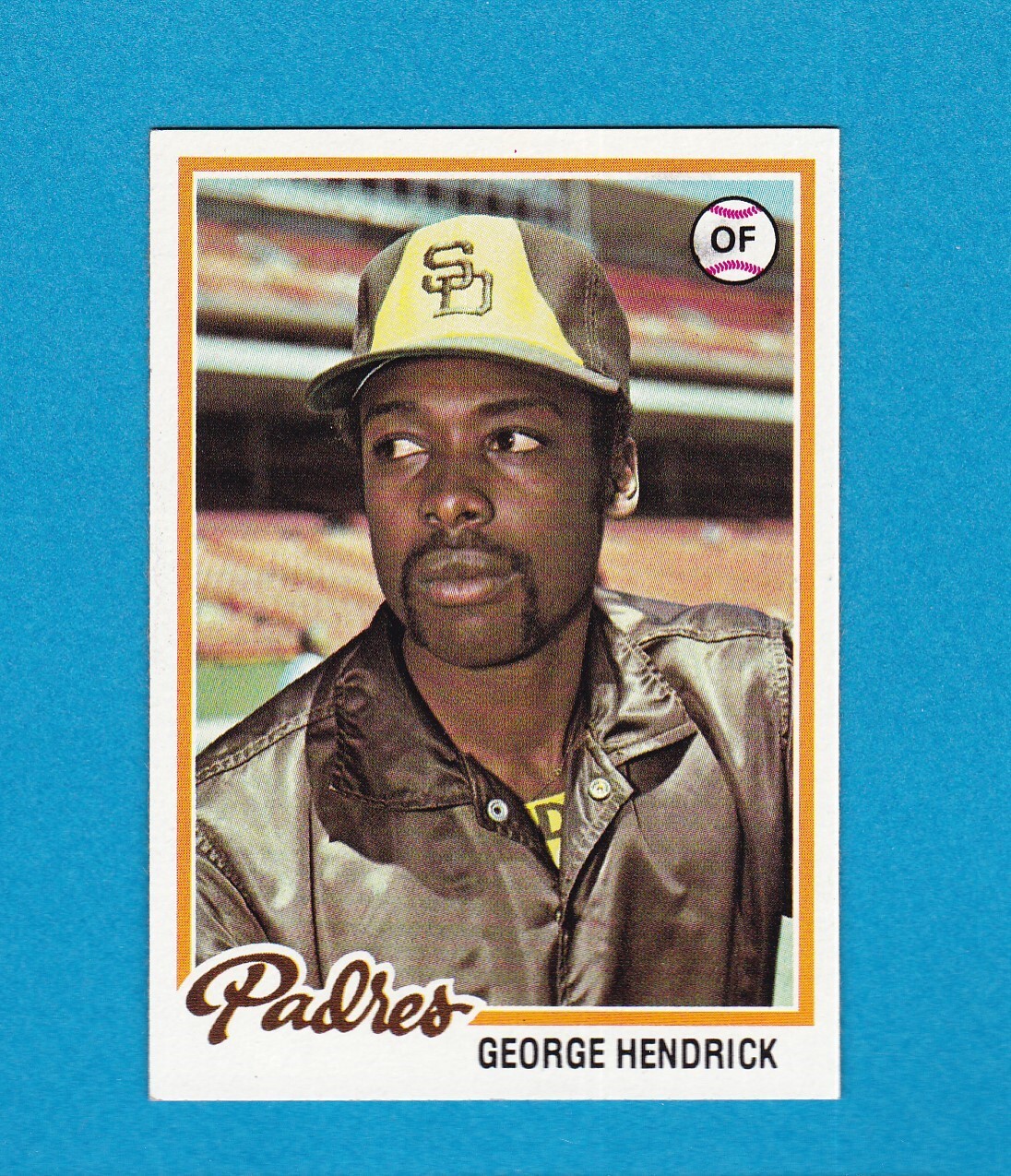 1978 TOPPS BASEBALL SET BREAK 30 GEORGE HENDRICK PADRES NM/MT