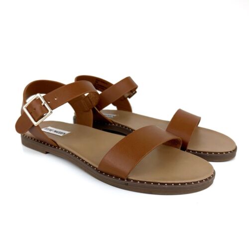 Steve Madden sandali bassi donna Tesa slingback marrone taglia 10 - Foto 3 di 9